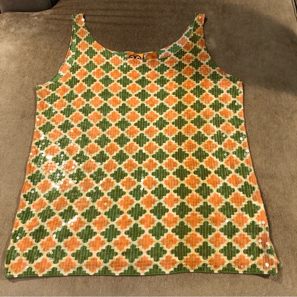 Tory Burch Sequin Tank Top - Picture 9 of 14